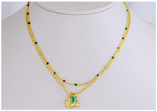 Dual Necklace Under the Sea Charms